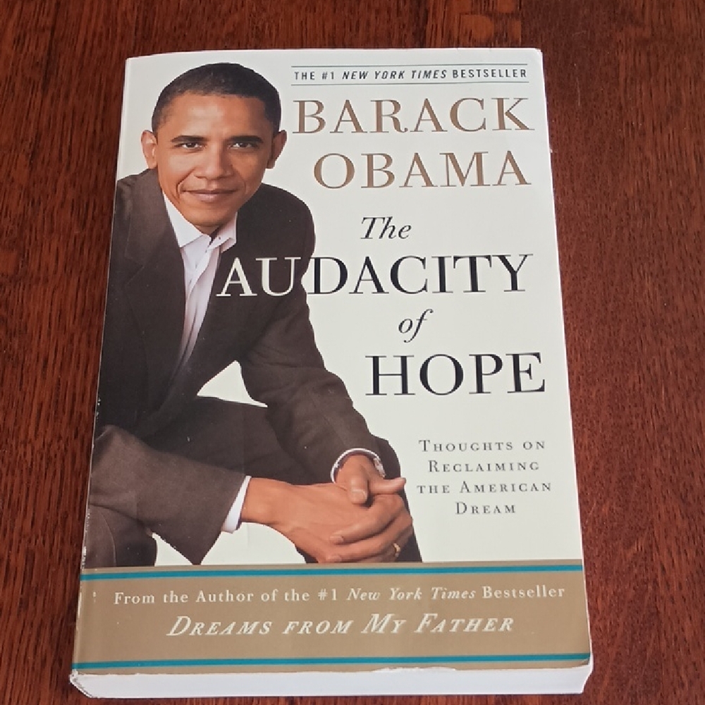 Barack Obama The Audacity of Hope Paperback Book